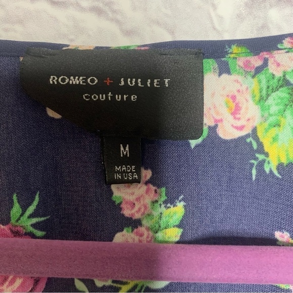 Romeo + Juliet Couture Floral Romper - Picture 9 of 13